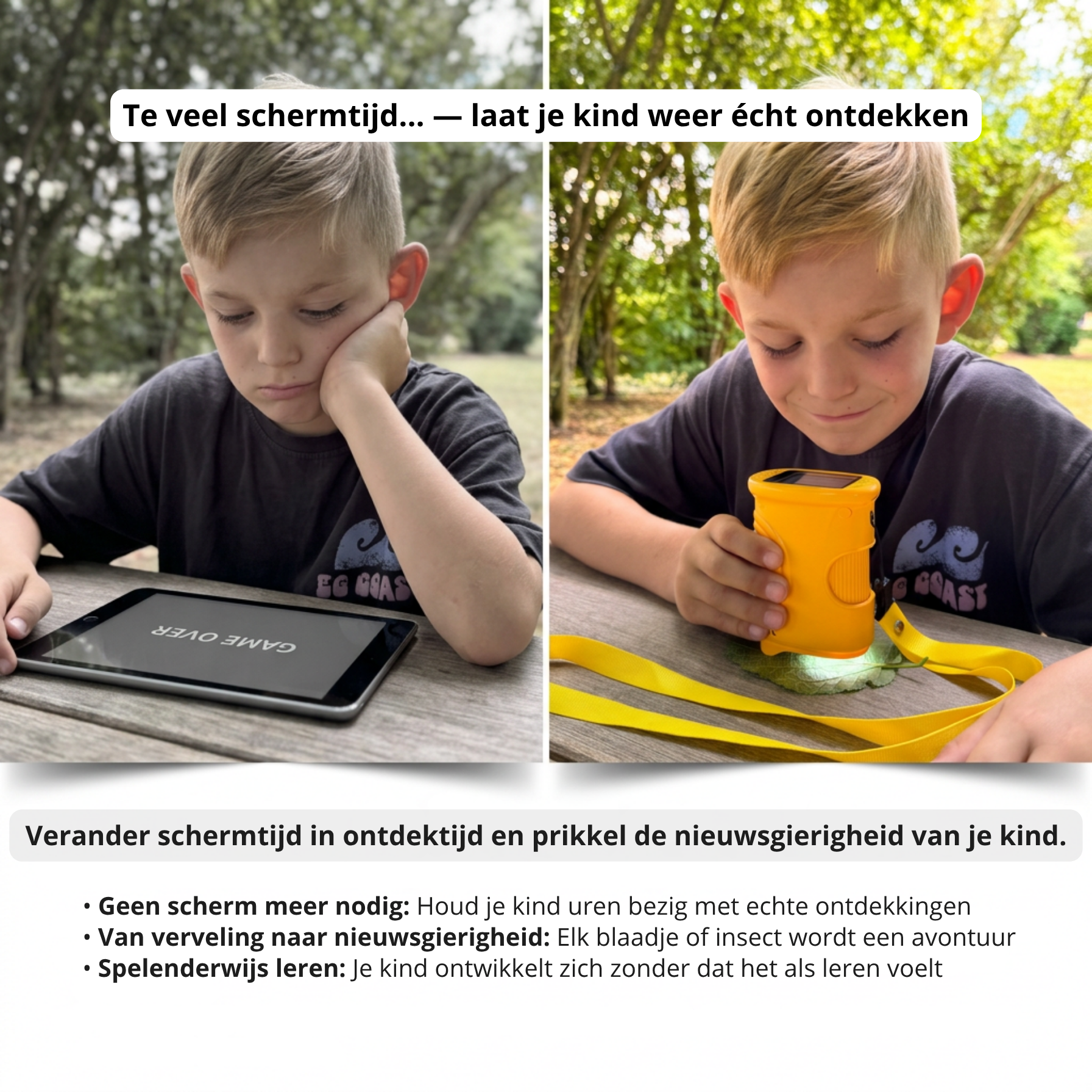 Abenteuer-Mikroskop – Woran es sich später erinnert, ist nicht sein Tablet 🔍