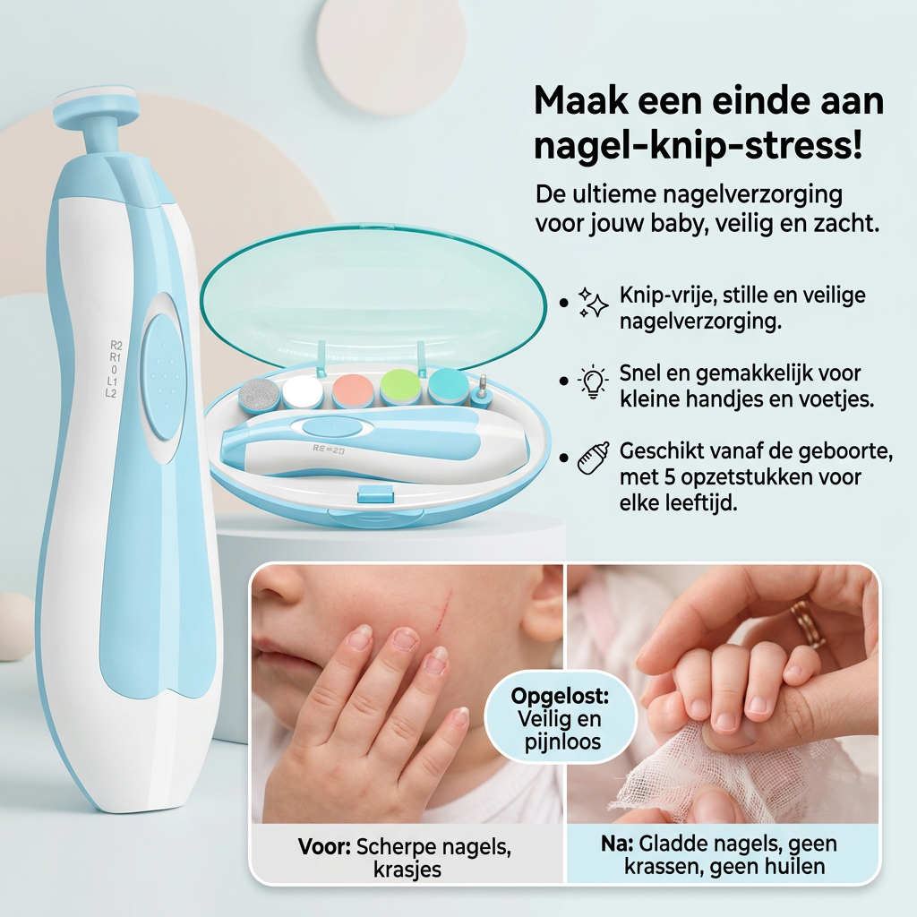 NailCare Pro™ | Sichere Pflege für die kleinsten Fingerchen