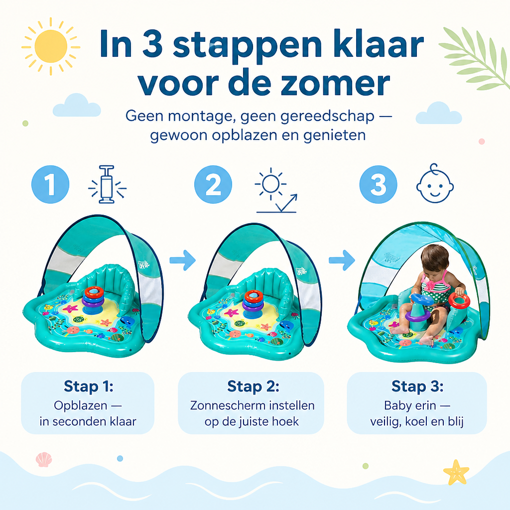 BabySplash™ | Abkühlung. Spaß. Sicher in der Sonne.