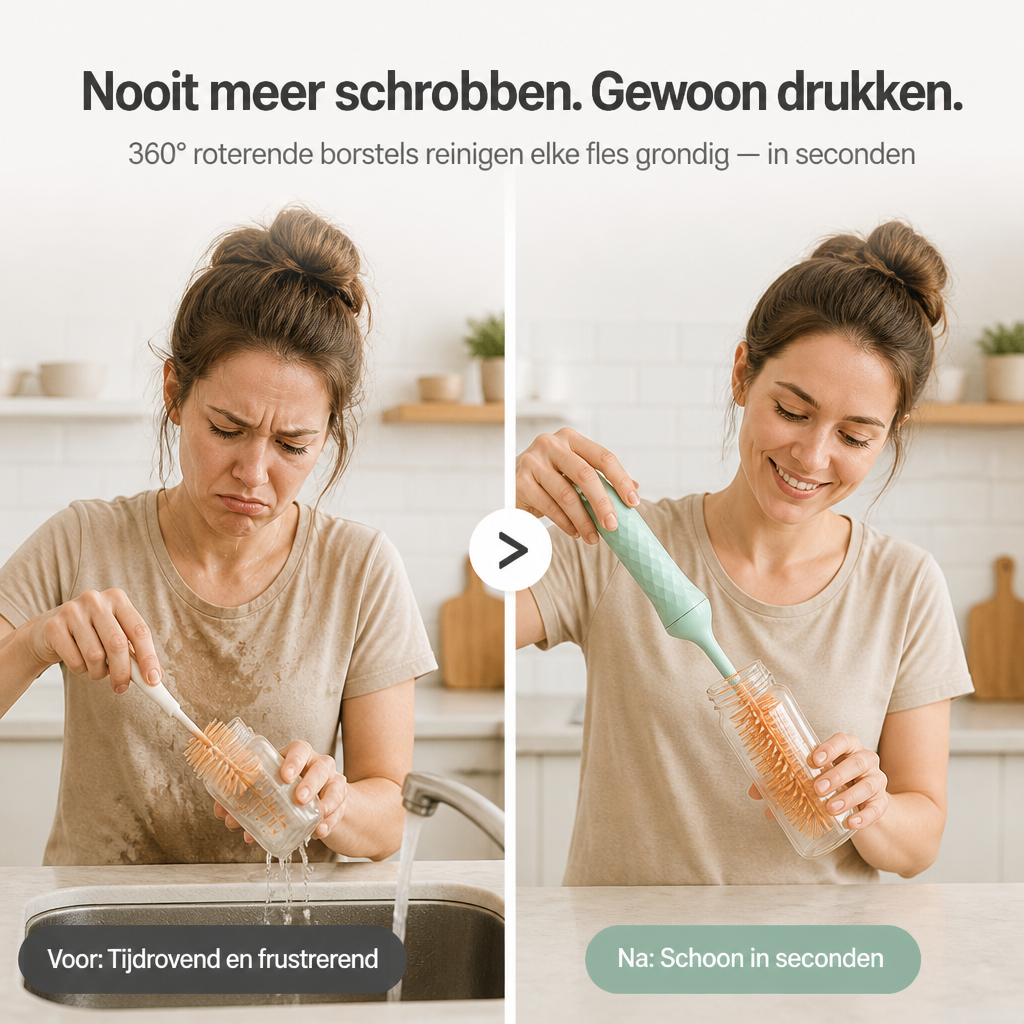 FlexiClean™ Elektrische Babyflaschenbürste