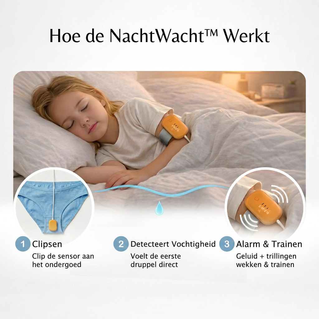 NachtWächter™ – Trockene Nächte. Für dein Kind und für dich.