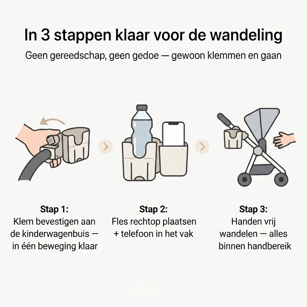 BuggyBuddy™ | Die Flasche immer griffbereit.