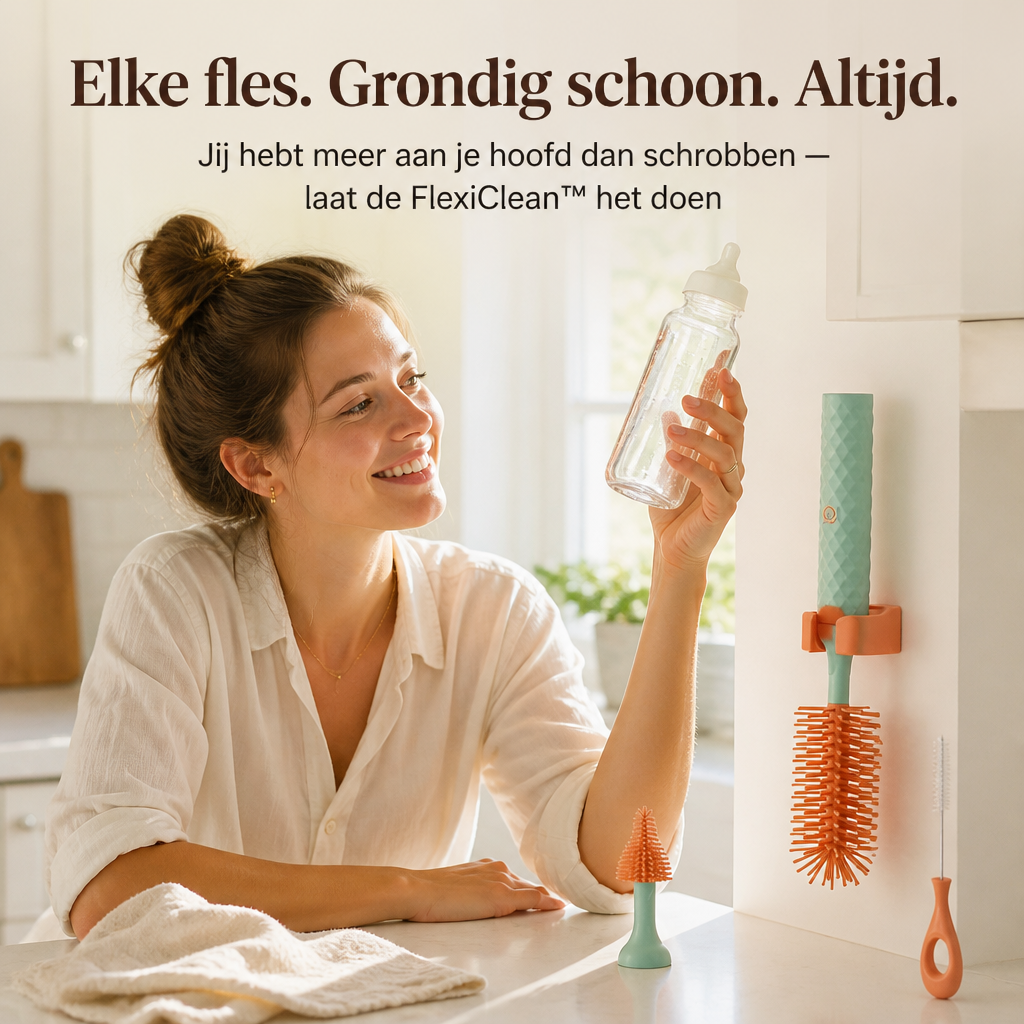 FlexiClean™ Elektrische Babyflaschenbürste