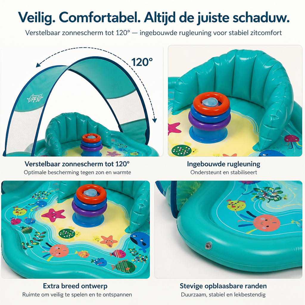 BabySplash™ | Abkühlung. Spaß. Sicher in der Sonne.