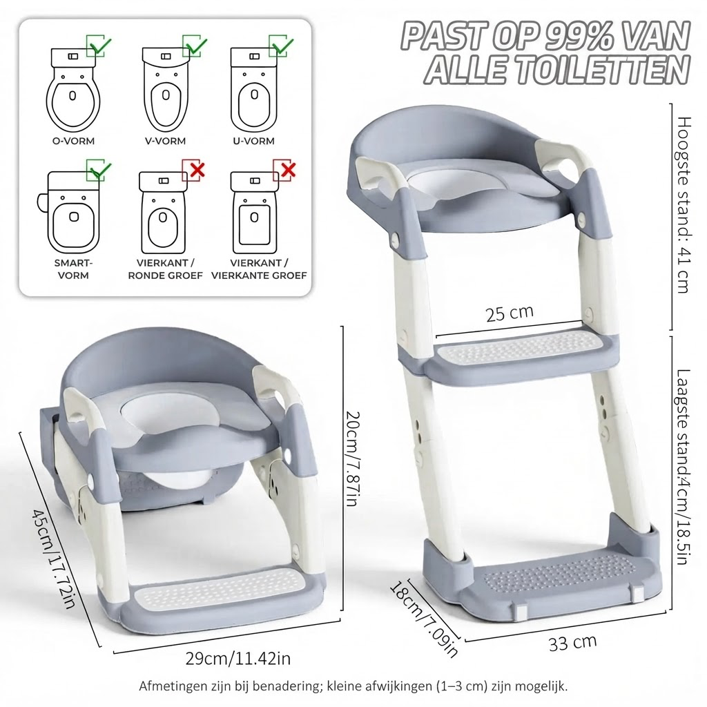 PottyStep™ Toilettentrainer für Kleinkinder
